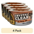 (4 pack) Gorilla Glue Crystal Clear Tape 18 Yard Roll Clear Color Tape