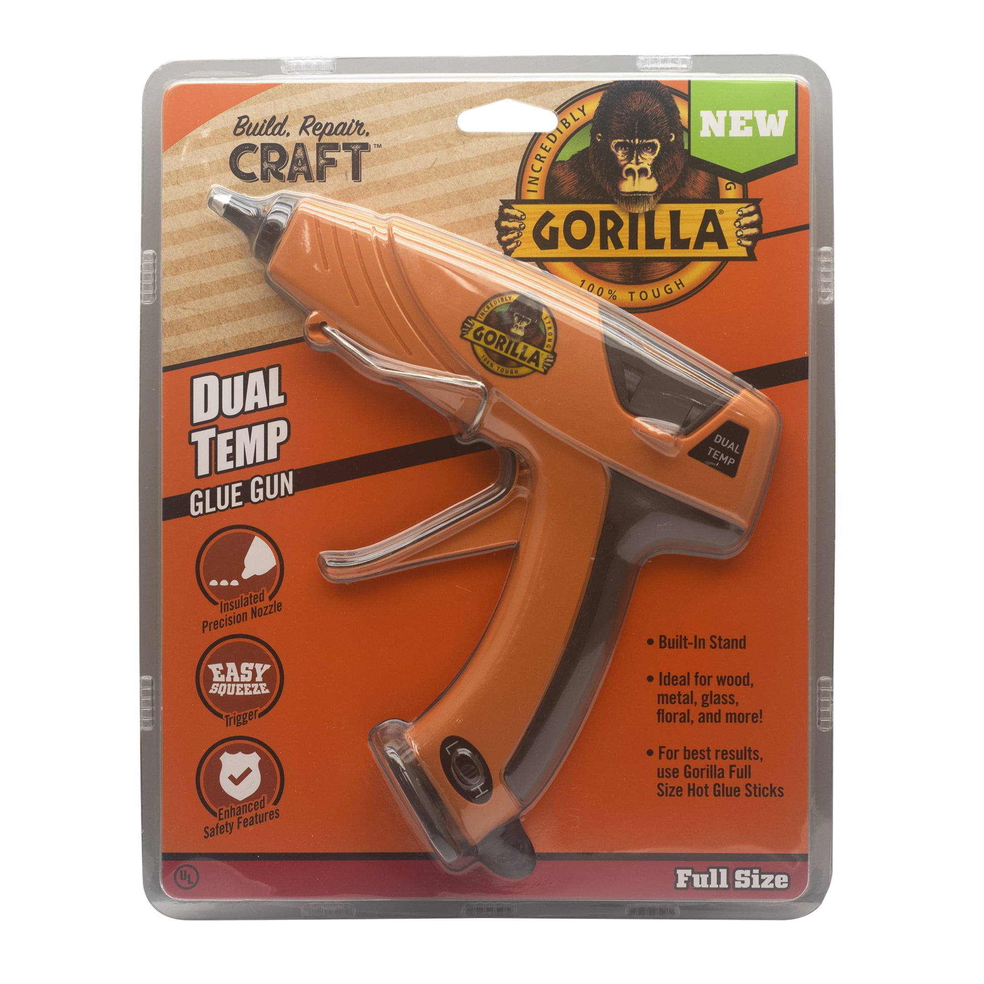 Gorilla Glue Dual Temp Full Size Hot Glue Gun