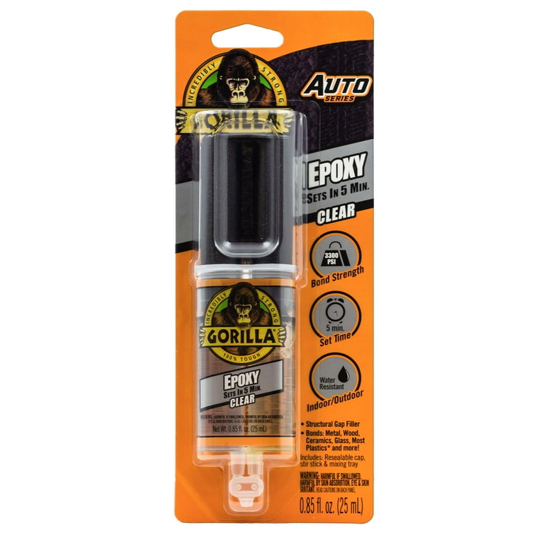 Gorilla Glue Epoxy, Clear 0.85oz - Walmart.com