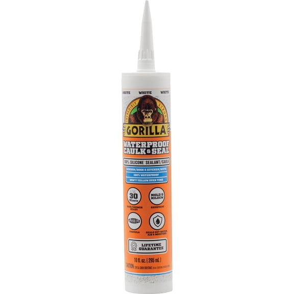 Gorilla Glue Gorilla 100% Silicone Sealant - Pack of 6