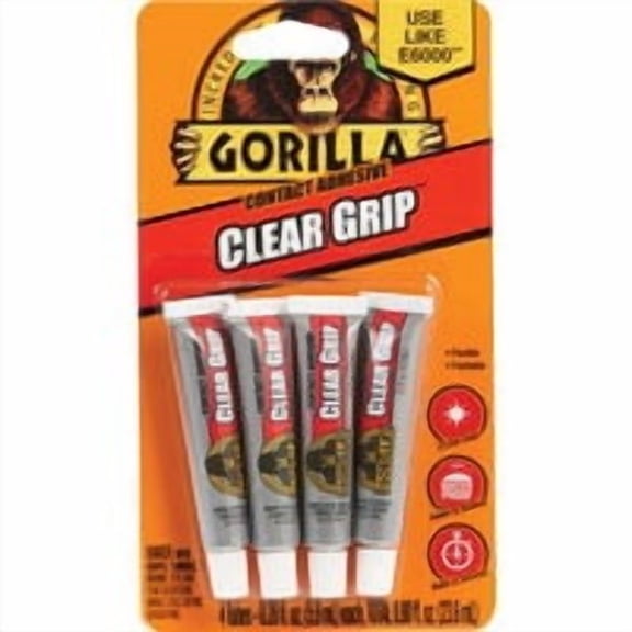 Gorilla Glue Gorilla Clear Grip Multi-Purpose Adhesive - Pack of 2 Everyday Supply Pack