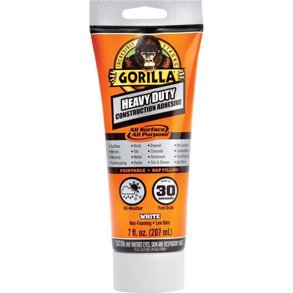 Gorilla Glue Gorilla Heavy Duty All Surface Construction Adhesive - Pack of 2