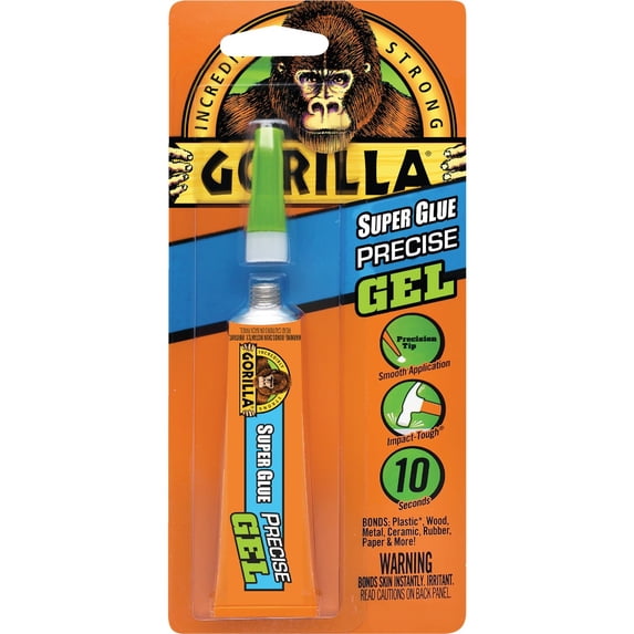 Gorilla Glue Gorilla Super Glue No Drip Gel - Pack of 8