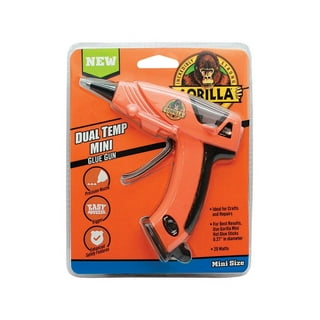 Gorilla Hot Glue Sticks Clear 4-inch Mini 30 Ct High/Low Temp Glue Guns,  6-Pack 