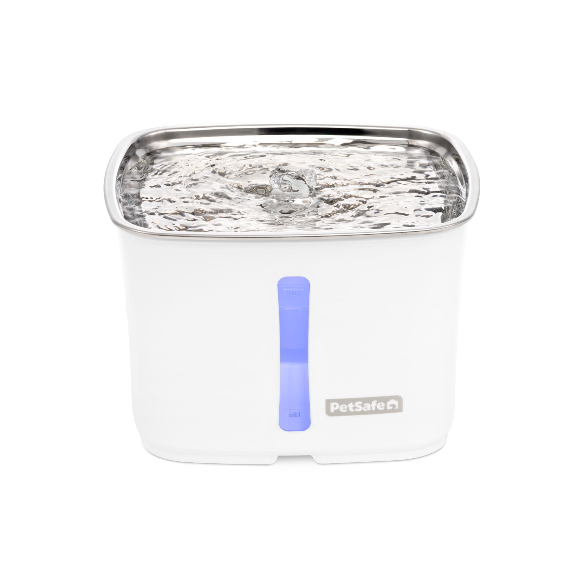 PetSafe Viva Cat Water Fountain 64oz, Stainless-Steel Bowl, Whisper Quiet Pump