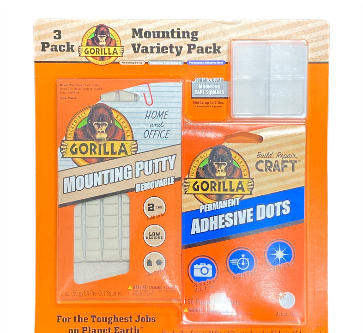 Gorilla Glue Mounting Variety Pack, 3 Pack - Walmart.com