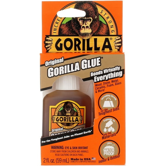 Gorilla Glue Multi-Purpose Waterproof Glue 2 oz (Pack of 2)