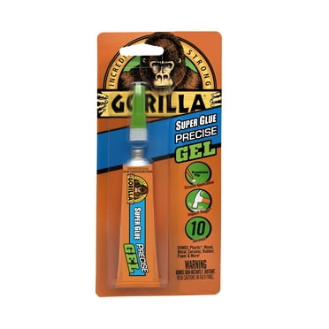 Gorilla Glue No Drip Gel, Precision Tip, 15 Gram, Dries in 10-45 Seconds