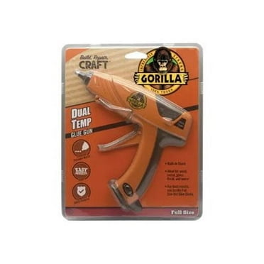 Gorilla Glue Orange and Black Dual Temp Full-Size Hot Glue Gun