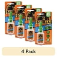 (4 pack) Gorilla Glue Super Glue Gel (15g) Clear Color, Pack of 1