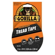 Gorilla Glue Tread Tape, 10 Foot, Single Roll, Pack of 1, Black