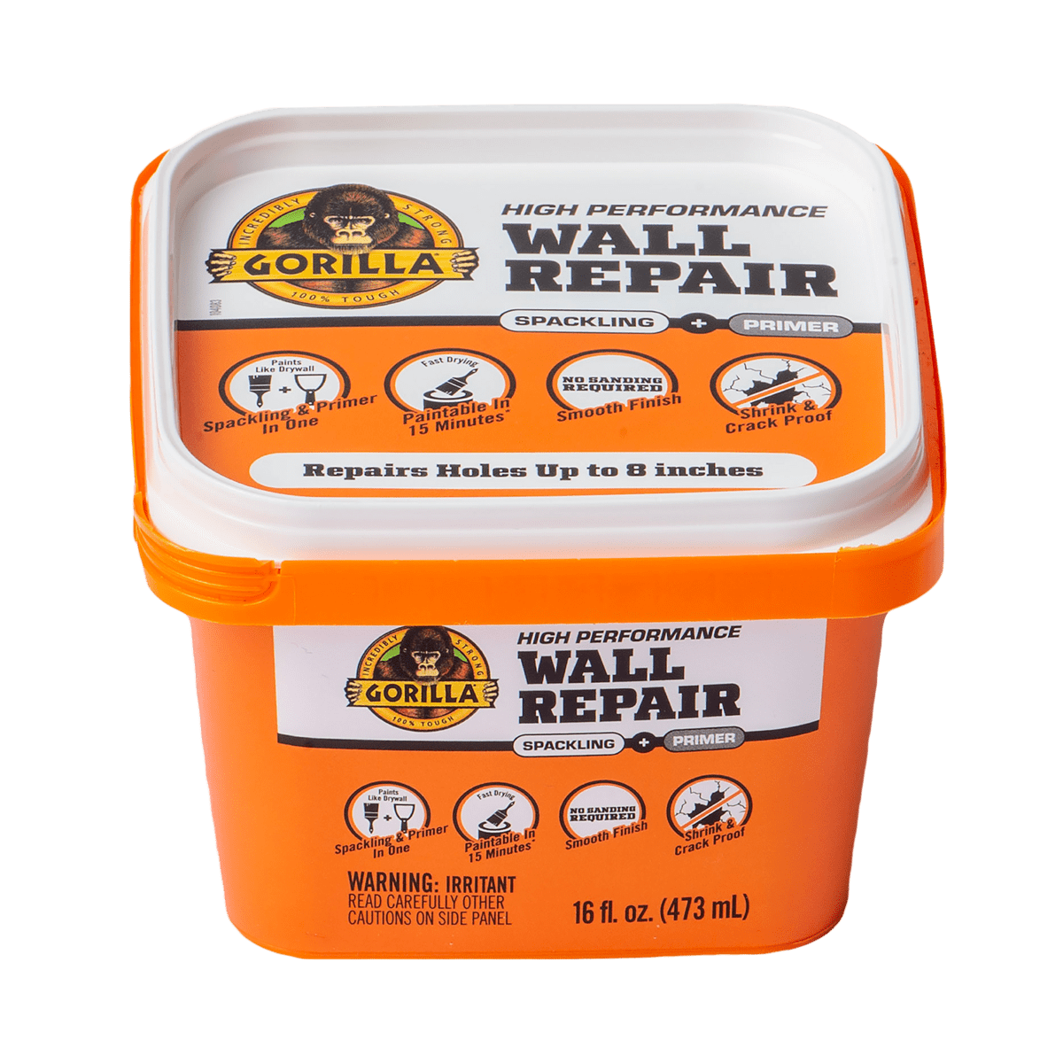 Gorilla Glue Wall Repair Spackling and Primer 16oz Pack of 1. Color