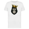 thumbnail image 1 of Gorilla Golden Crown T-Shirt Men -Image by Shutterstock, Male 3X-Large, 1 of 2