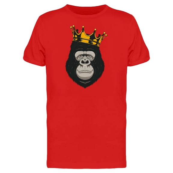 Gorilla Golden Crown T-Shirt Men -Image by Shutterstock, Male Large