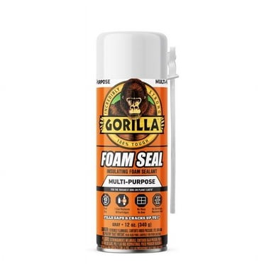 Gorilla Gray Foam Multipurpose Insulating Sealant 12 oz