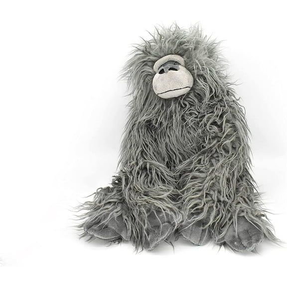 Gorilla, Grey, Soft Shaggy, Realistic Cute Stuffed Animal Plush Toy Kids Educational Gift    14"    RI04 B251