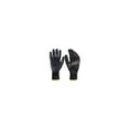 thumbnail image 1 of Gorilla Grip 25067-26 Work Gloves, Tac-Black, Polymer Coating, Men's Large - Quantity 6, 1 of 1