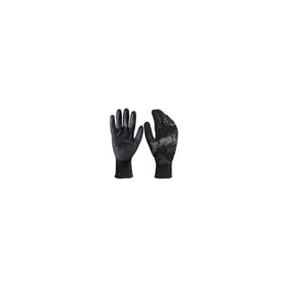 Gorilla Grip Large Trax Extreme Grip Work Gloves (2-Pack), Black