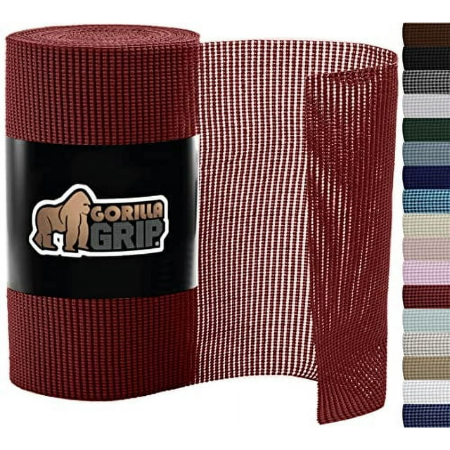 Gorilla Grip Drawer Shelf and Liner, Thick Strong Grip, Non