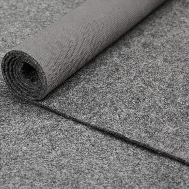 Gorilla Grip Felt and Natural Rubber Rug Pad, 1/8” Thick, 2x8 FT