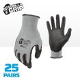 thumbnail image 1 of Gorilla Grip Grey Slip Resistant All Purpose Work Gloves, 25 Pairs, Small, 1 of 5