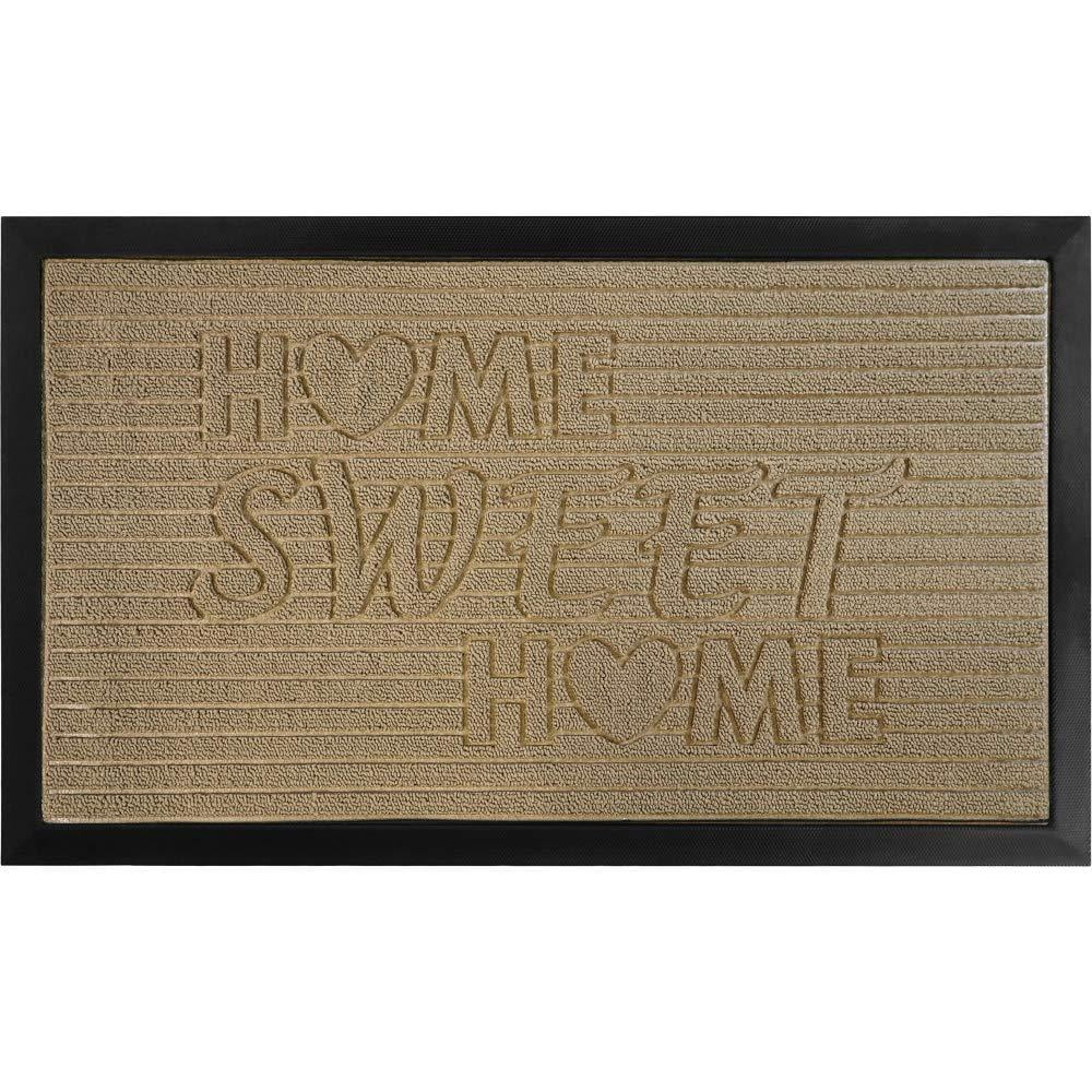 Gorilla Grip Original Durable Natural Rubber Door Mat, Waterproof, Low