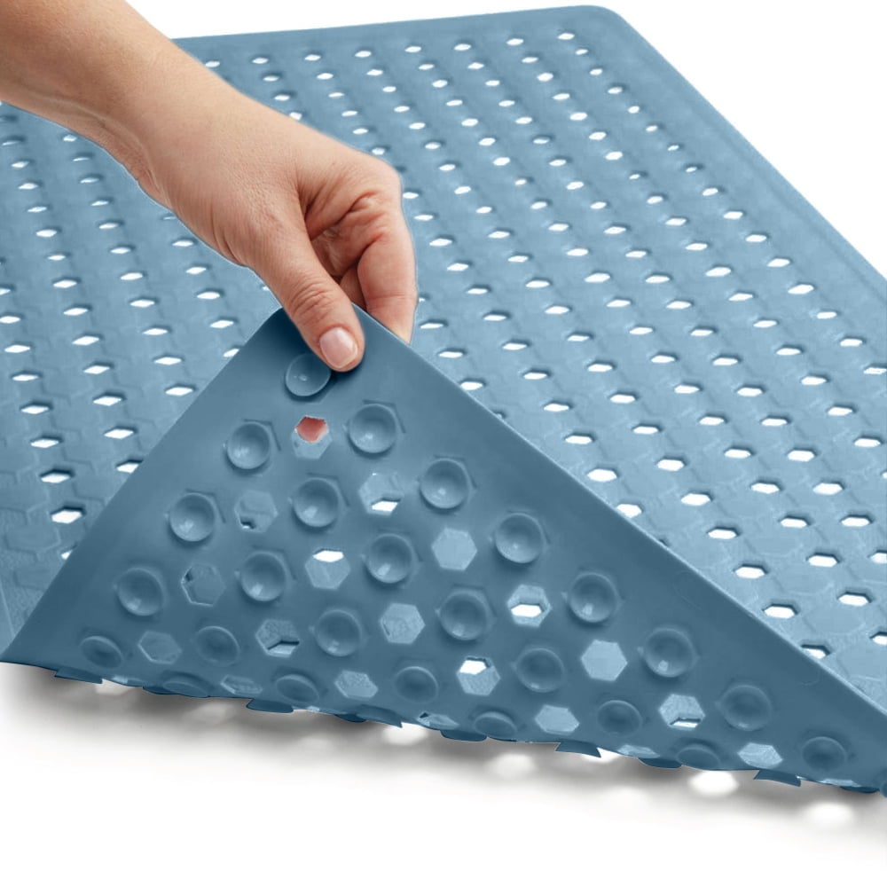 Gorilla Grip Bath Tub Shower Mat, 35x16 Inches, Non-Slip Suction Cups ...