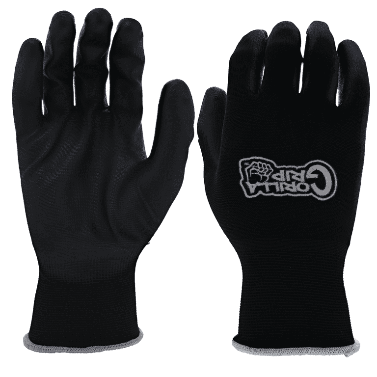 Gorilla Grip Slip Resistant Gloves 25 Pack, X-Large, 25048-25 