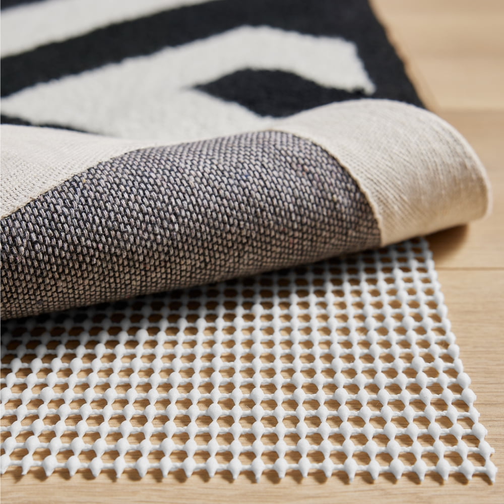 8 Patins Anti-dérapants Pour Tapis - Coupeables, Réutilisables, Lavables - Idéal Cuisine, Salon, Chambre, Salle De Bain (10x10 Cm)