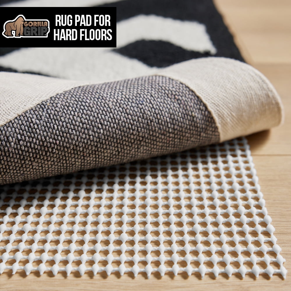 Ever Keep Rug Gorilla Grip Rug Gripper Pads for Hard Floors, 2x6 Feet, Keeps Rugs ...