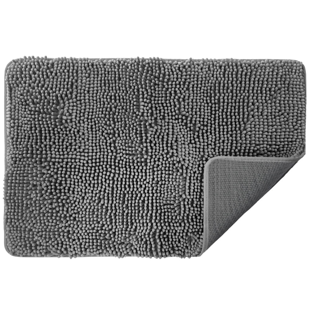 Gorilla Grip Washable Chenille Doormat, Absorbent Quick Dry Microfiber