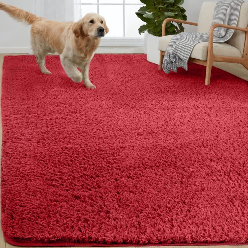 Shed Rug Gorilla Grip Soft Faux Fur Area Rug, Washable, Shed and Fade Resistant ...