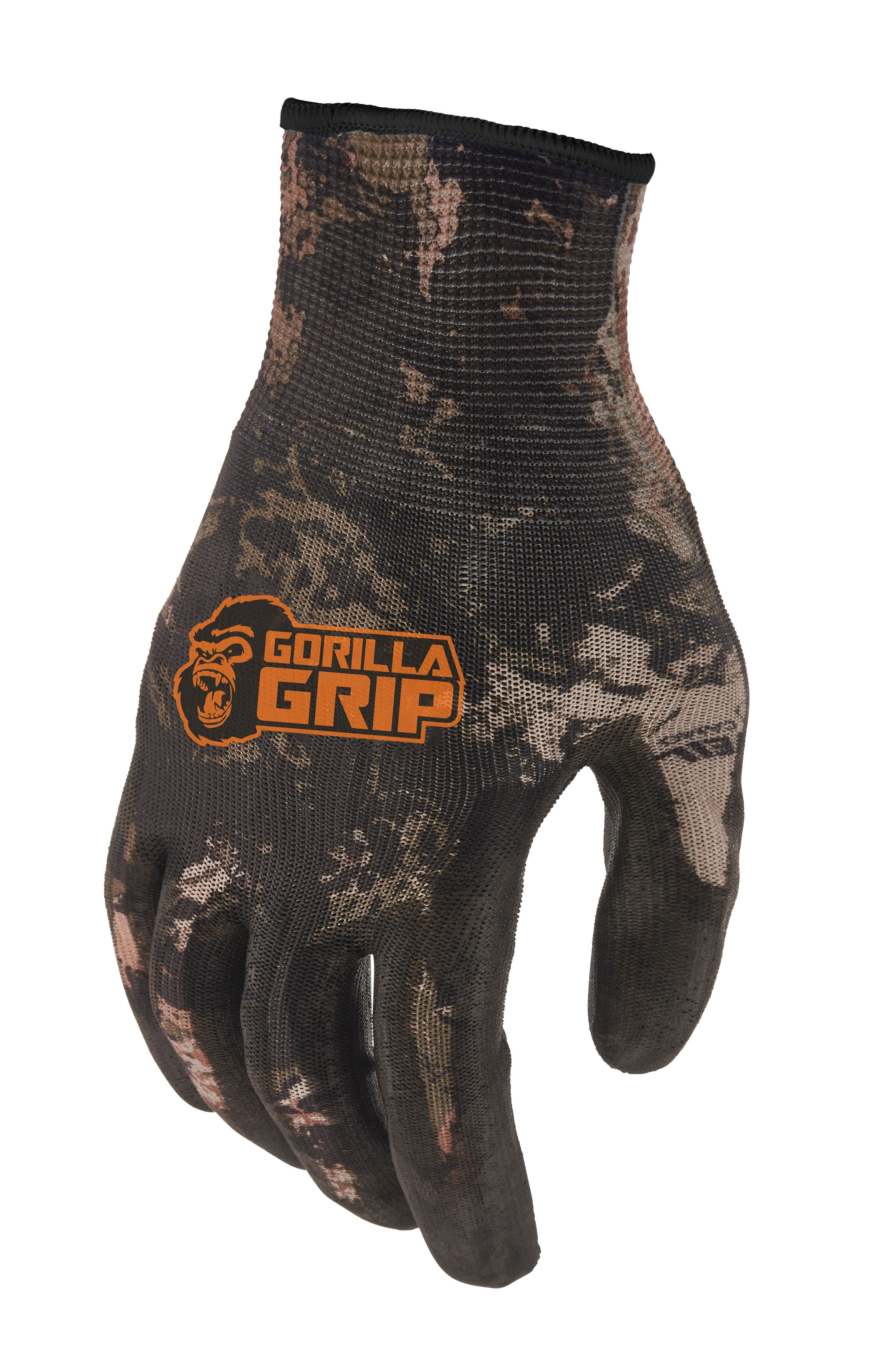 Gorilla Grip Veil Spectre Green No Slip Fishing Gloves, 25109-26