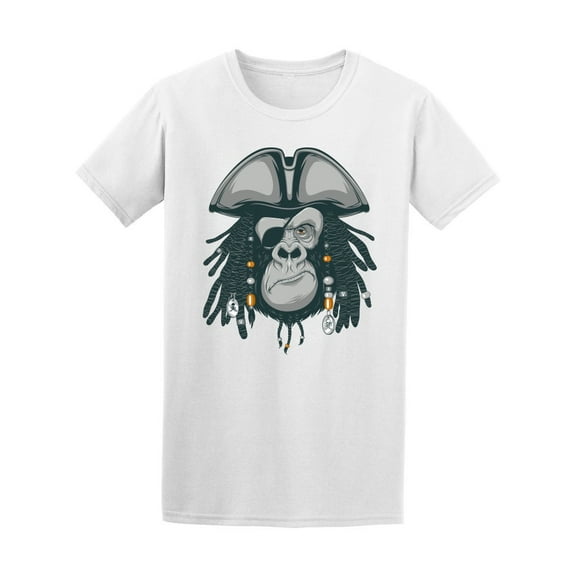 Gorilla Harsh Pirate T-Shirt Men -Image by Shutterstock, Male Medium