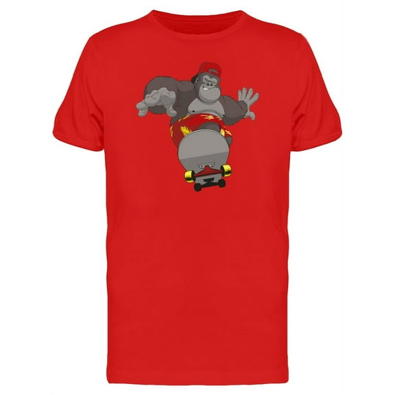 Gorilla Hawaiian Skater T-Shirt Men -Image by Shutterstock, Male Medium