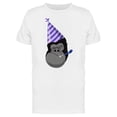 thumbnail image 1 of Gorilla Head Party Hat Tee Men's -Image by Shutterstock, 1 of 2