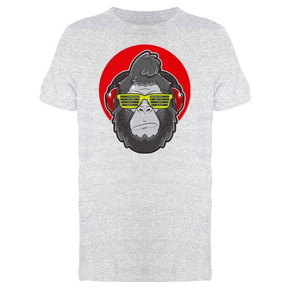 Gorilla Headphones Music Tee Men's -Image by Shutterstock