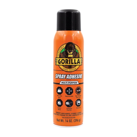 Gorilla Heavy-Duty Multi-Purpose Spray Adhesive - Pack of 2