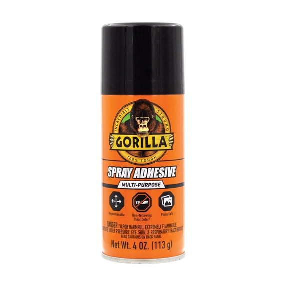 Gorilla Heavy-Duty Multi-Purpose Spray Adhesive - Single Pack