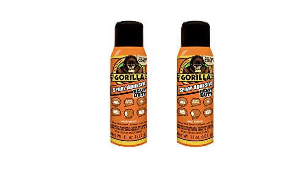 Gorilla Heavy Duty Spray Adhesive, Multipurpose and Repositionable, 11