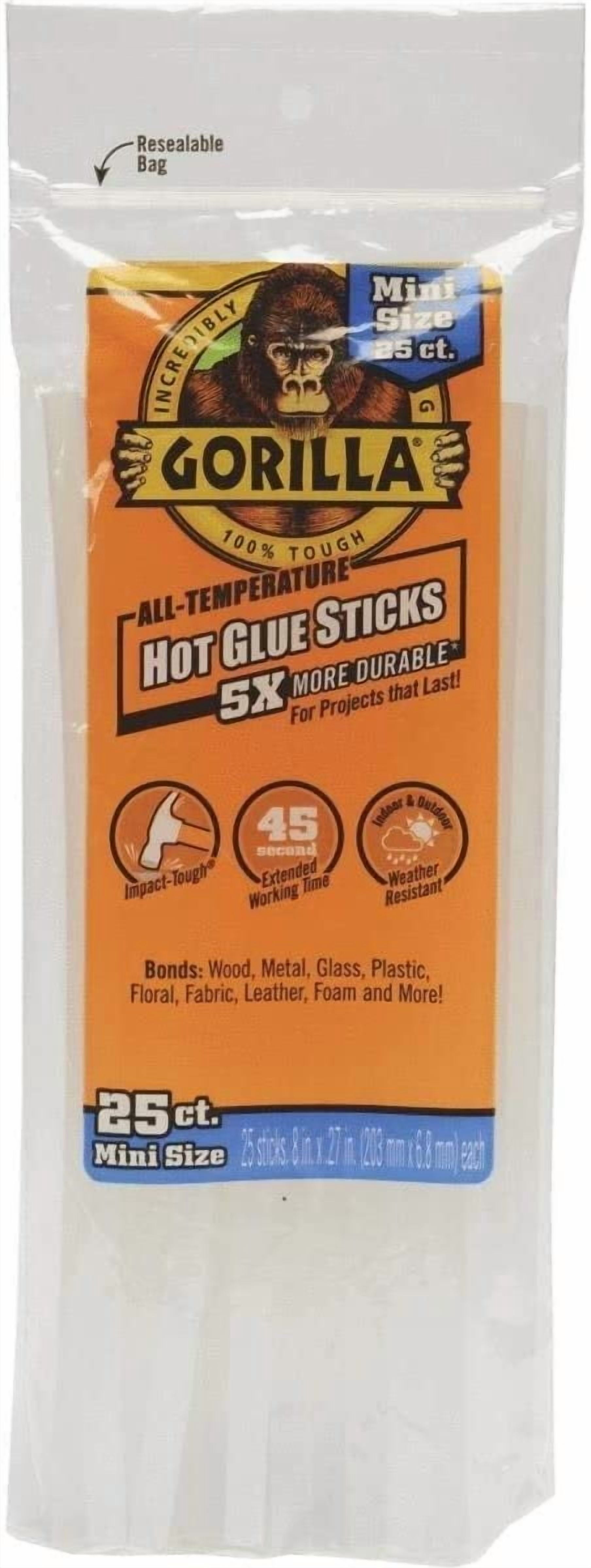 Gorilla Glue Gorilla Hot Melt Glue - 3022502- Pack of 5 — Residential Use, Standard Application