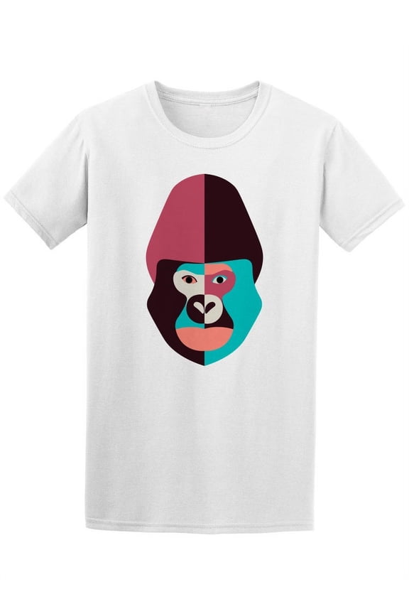 Gorilla In Simple Art T-Shirt Men -Image by Shutterstock, Male Small