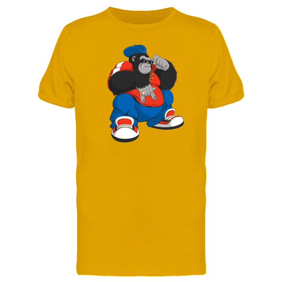 Gorilla In Track Suit T-Shirt Men -Image by Shutterstock, Male Small