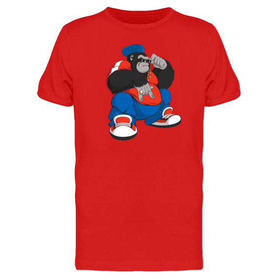 Gorilla In Track Suit T-Shirt Men -Image by Shutterstock, Male Small