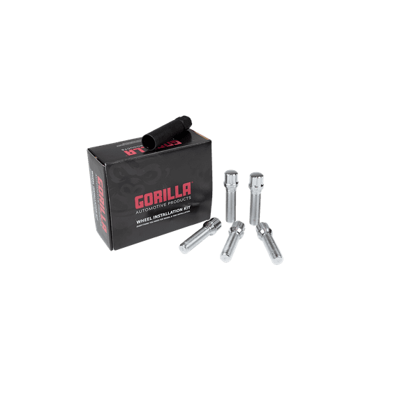 Gorilla K5BSL-14125X27GR 5Lug 14-1.25 Splne BLT WIK+Lock Chr 27Mm