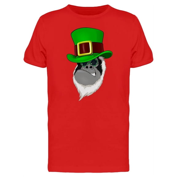 Gorilla Leprechaun T-Shirt Men -Image by Shutterstock, Male x-Large