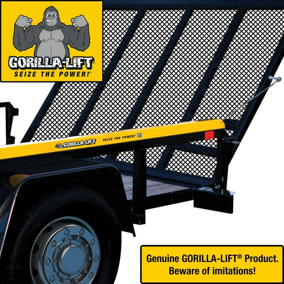 Gorilla-Lift Lightweight One-Sided Tailgate Lift Assist, Yellow
