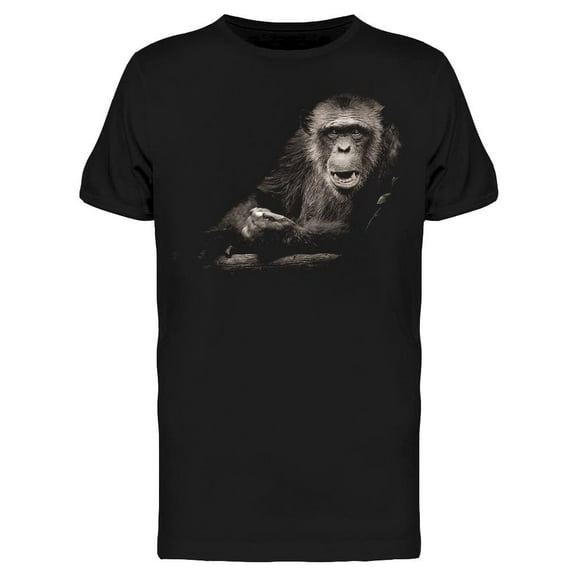 Gorilla Looking Straight T-Shirt Men -Image by Shutterstock, Male Small
