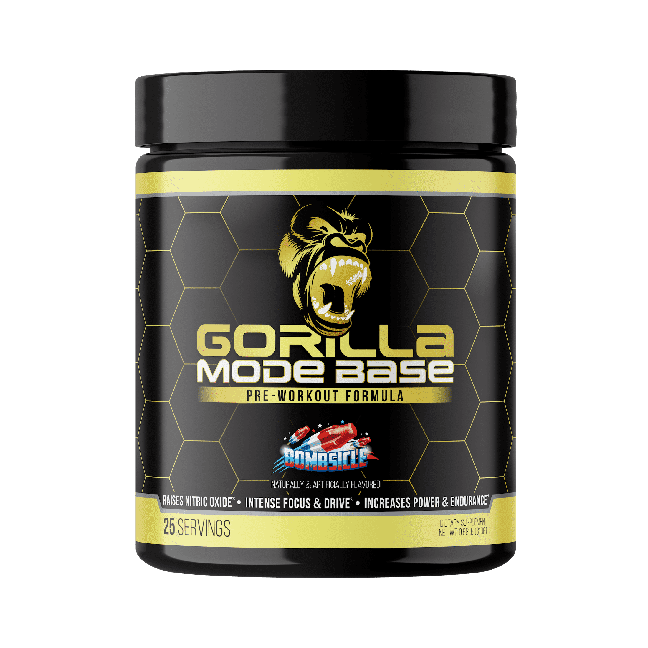 Gorilla Mind Base Pre-Workout Dietary Supplement Bombsicle