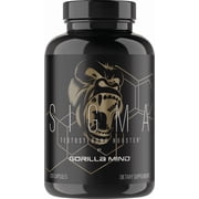 Gorilla Mind Sigma Testosterone Booster with Tongkat Ali and Fadogia Agrestis Extract, 120 Capsules